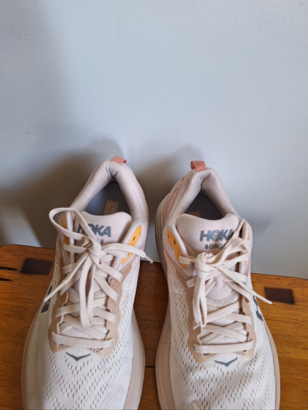 Hoka Bondi 8 'Cream Vanilla' Women's Size 10.5B - Picture 5 of 16